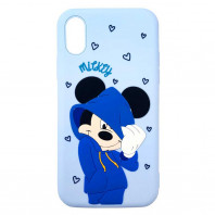 Чехол Disney для iPhone Xs Max Mickey Mouse Sky blue Чехол Disney для iPhone Xs Max Mickey Mouse Sky blue